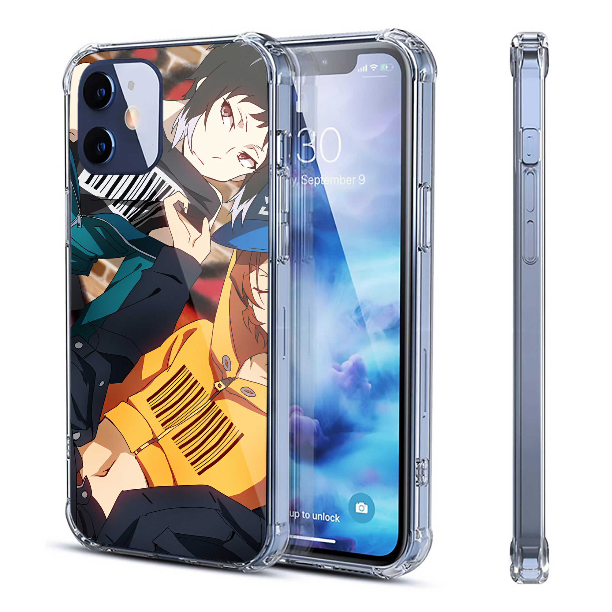 （画像用） 文豪ストレイドッグス Bungo Stray Dogs 【iPhone 12シリーズ対応】透明スマホケース（クリアソフトケース）